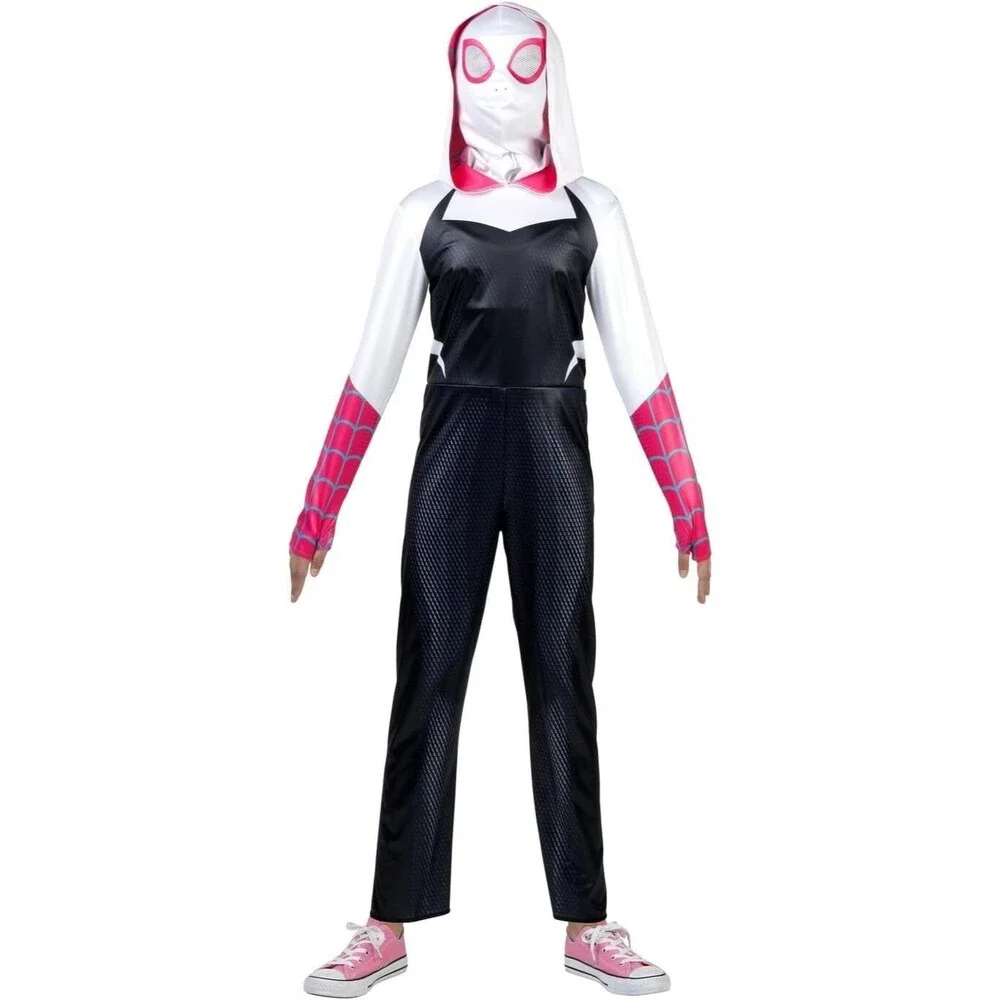 Jazwares MARVEL Spider-Gwen Official Youth Halloween Costume Child's M 7-8 Med - Picture 6 of 9
